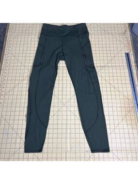 Athleta Rainier Tight S High-Waist Leggings Black With Pockets Activewear